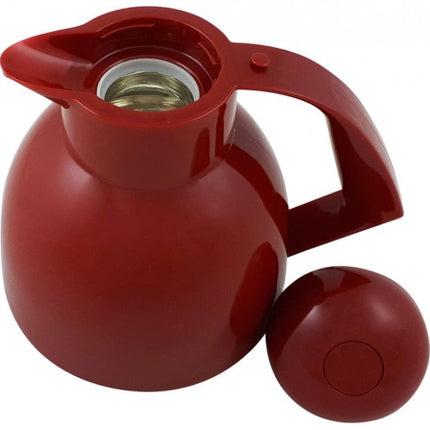 تيرموس سعة 1 لتر من Helios Day-Push - أحمر