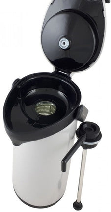 تيرموس سعة 1.9 لتر من Helios Airport - رمادي وأسود