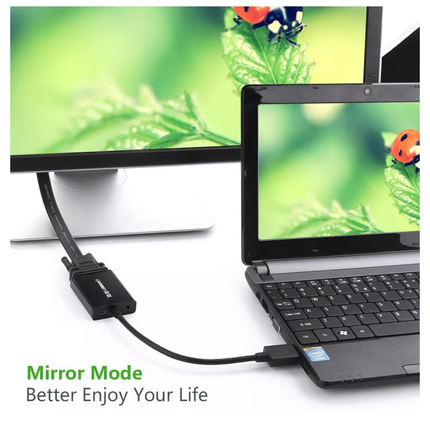 UGREEN HDMI to VGA + HDMI Converter-MM102