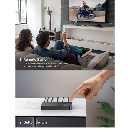 محول HDMI 4K من UGREEN، 3 منافذ HDMI / 40234