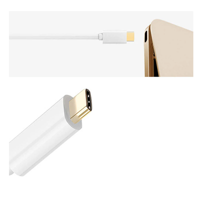 محول يو جرين من USB-C ذكر إلى HDMI أنثى 4K@30Hz مع كابل 20 سم - أبيض / 40273