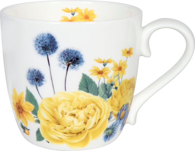 كوب قهوة 425 مل من Konitz - أبيض وأصفر