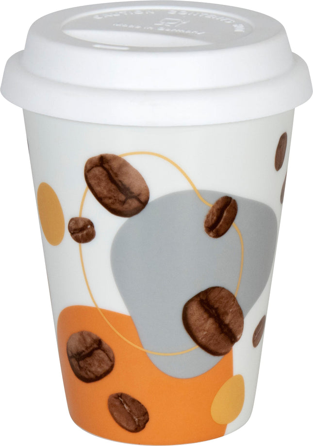 كوب قهوة بغطاء 380 مل من Konitz - ألوان متعددة