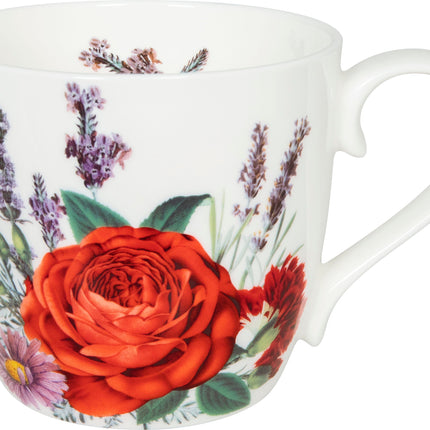 كوب قهوة 425 مل من Konitz - أبيض وأحمر