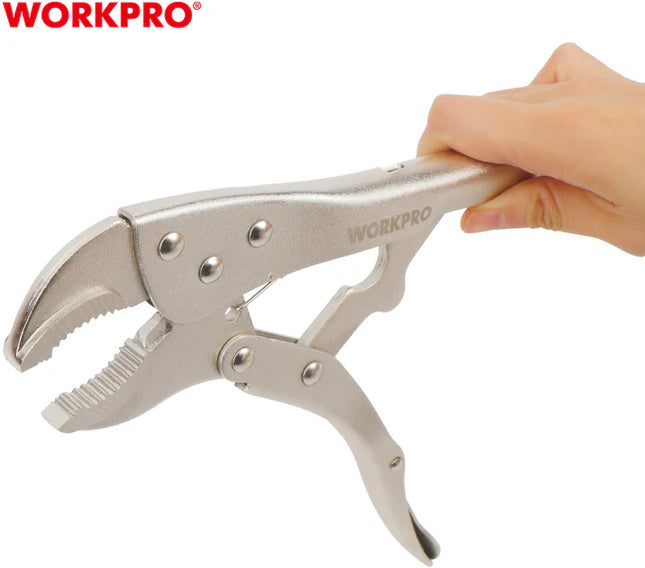 كماشة قفل ذات فك منحني WORKPRO  مقاس 10 انش  (250 مم)