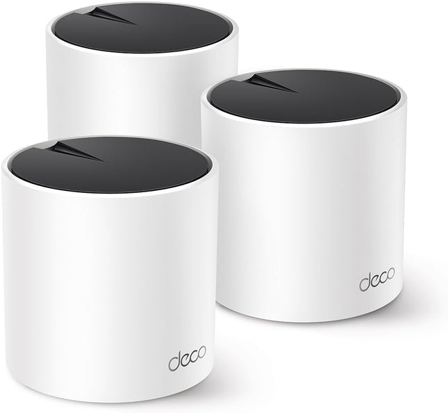 نظام Deco X55 / AX3000 لشبكة WiFi 6 للمنزل بالكامل (عبوة من 3 قطع)