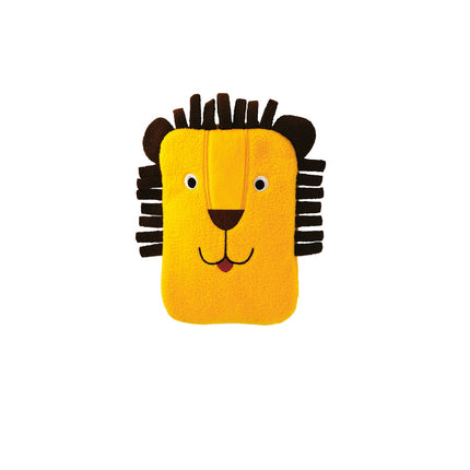 قربة ماء ساخن صغيرة من Hugo Frosch بتصميم أسد - أصفر