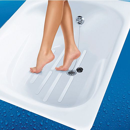 شريط مضاد للانزلاق للحمام عالي القوة 2*38 سم*6 قطع