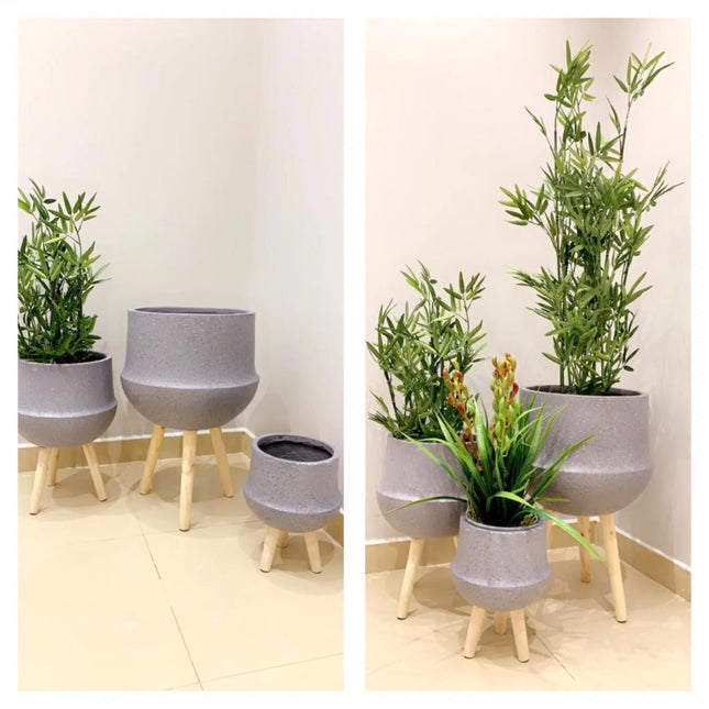 قوار نباتات فخار 22 * 22 * 20 سم