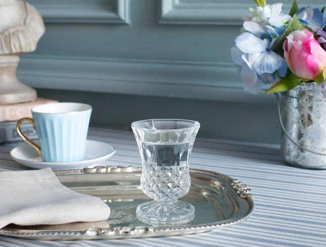 Audrey Collection 4 Footed Coffee Mugs - Wine Glass Design