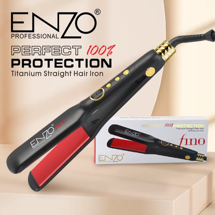 ستريتنر سحب الشعر بلوائح من تيتانيموم مناسبة للكيراتين والبروتين ماركة ENZO