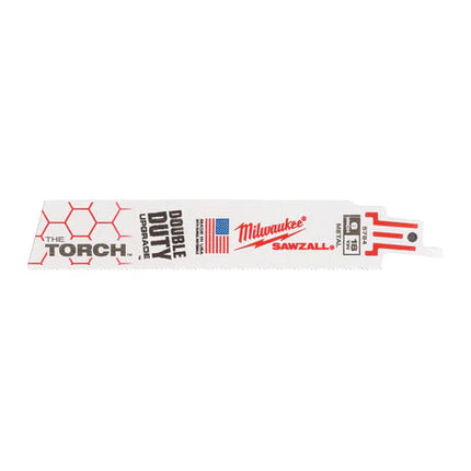 شفرات لقص الحديد للمنشار الترددي Milwaukee TORCH™ مقاس 230 مم و 10 TPI
