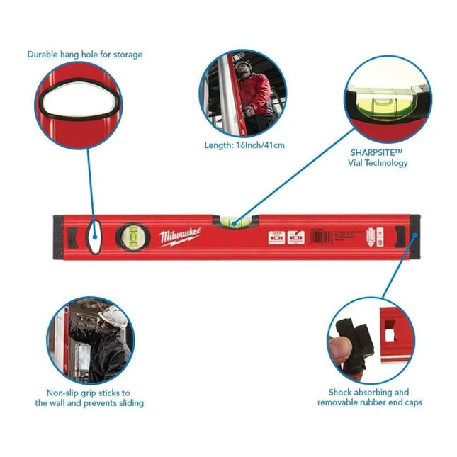 ميزان ماء طول 40 سم Milwaukee