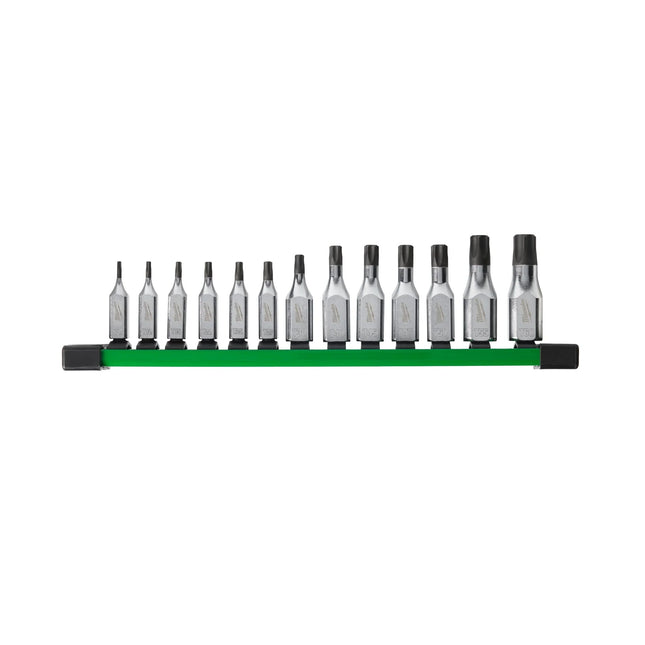 1/4 + 3/8 Drive Torix Bit Socket Set 13pc