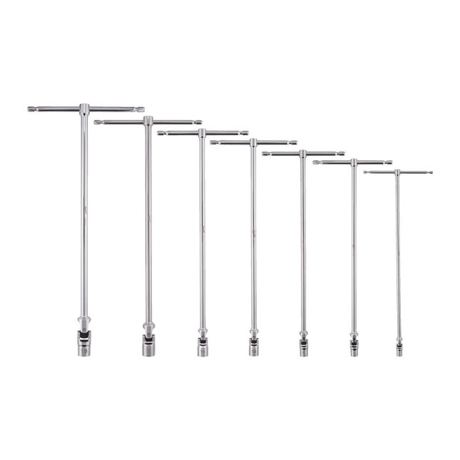 7 PC T-bar handle with swivel socket Set