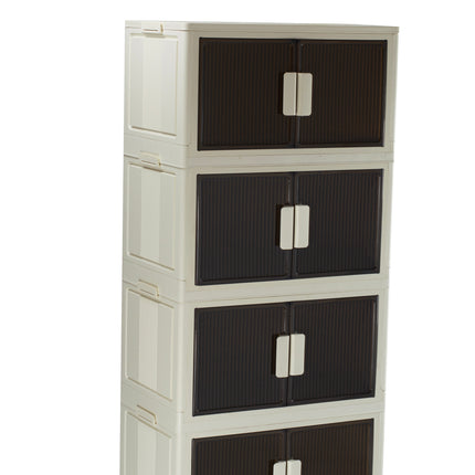 خزانة كريستال رباعي بلاستيكية قابلة للطي لتنظيم سهل - من سامبا