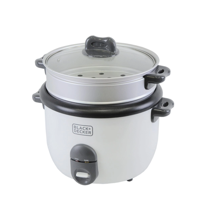 طنجرة طهي الأرز سعة 1.8 لتر بقوة 700 واط مقاومة للالتصاق من Black & Decker