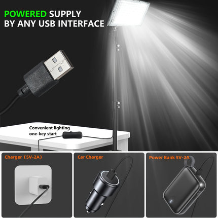 ضوء عمل ليدمع حامل ثلاثي القوائم قابل للتعديل