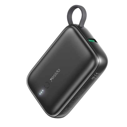 باور بانك Yesido YP18 سريع 22.5W – 10000mAh مع كابل Type-C وشاشة LED