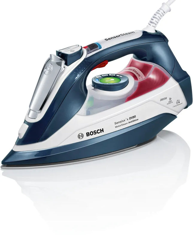 مكواة بخار 2800 واط مع بخار قوي وميزة حماية الأقمشة الداكنة من بوش