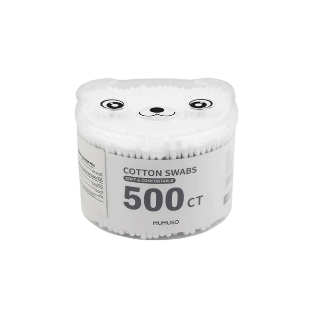 نكاشة تنظيف الأذن القطنية (500 قطعة)