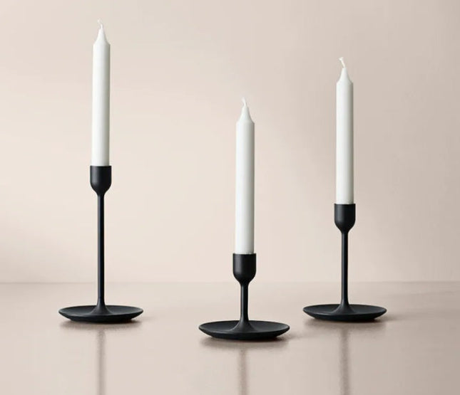 طقم شموع منزلية 10 قطع من Price's - أبيض