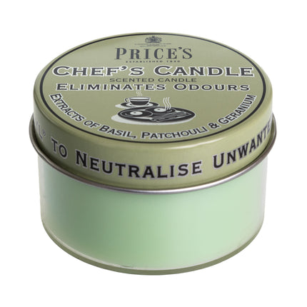 شمعة معطرة بعلبة مزيلة لروائح الطعام من Price's