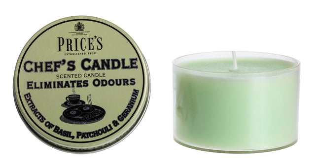 شمعة معطرة بعلبة مزيلة لروائح الطعام من Price's