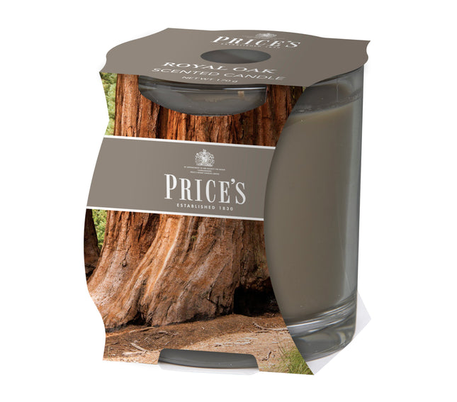 شمعة معطرة بكوب من Price's - البلوط