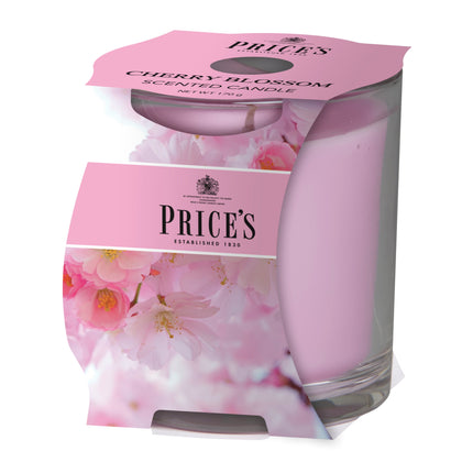 شمعة معطرة بكوب من Price's - زهر الكرز