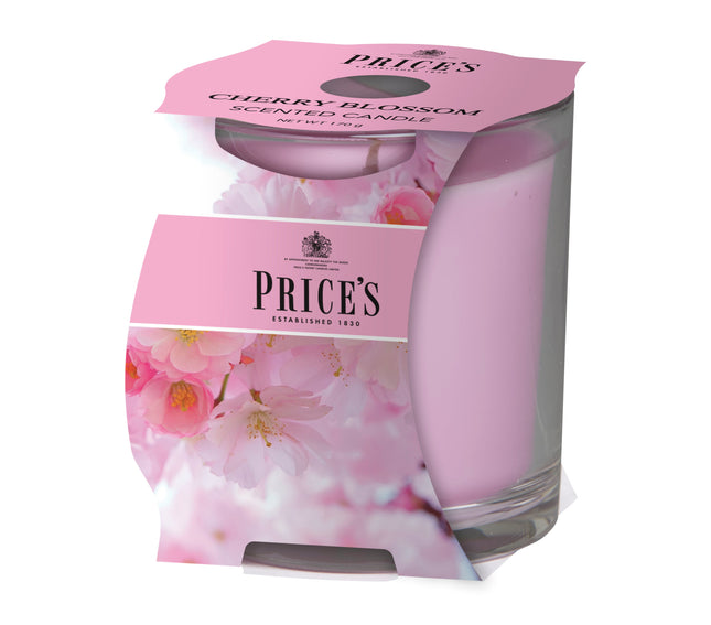 شمعة معطرة بكوب من Price's - زهر الكرز