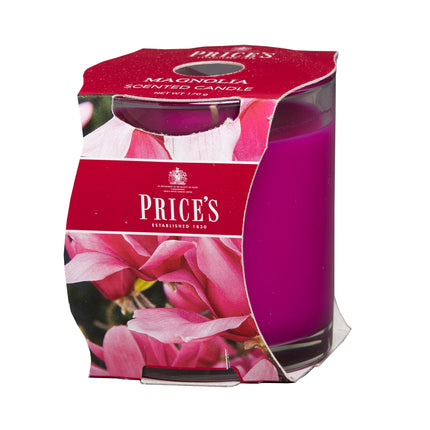 شمعة معطرة بكوب من Price's - ماغنوليا