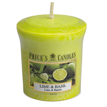 شمعة معطرة من Price's - الليمون والريحان