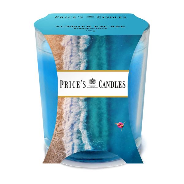 شمعة معطرة بكوب بنسيم الصيف من Price's