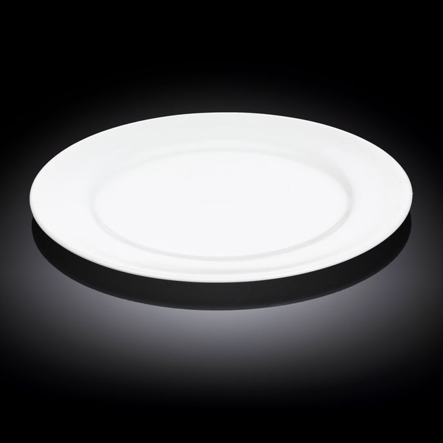 طبق عشاء 28 سم من Wilmax Stella - أبيض