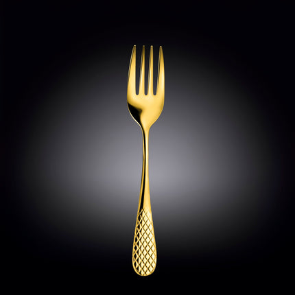 شوكة تقديم ستيل 23 سم من Wilmax Julia - ذهبي