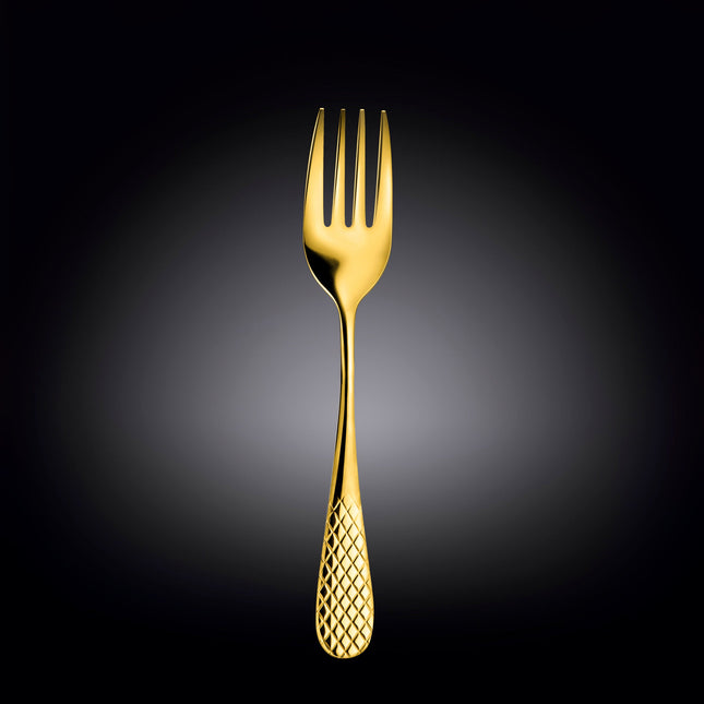 شوكة تقديم ستيل 23 سم من Wilmax Julia - ذهبي