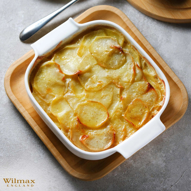 صينية فرن مربعة 16.5 سم من Wilmax - أبيض