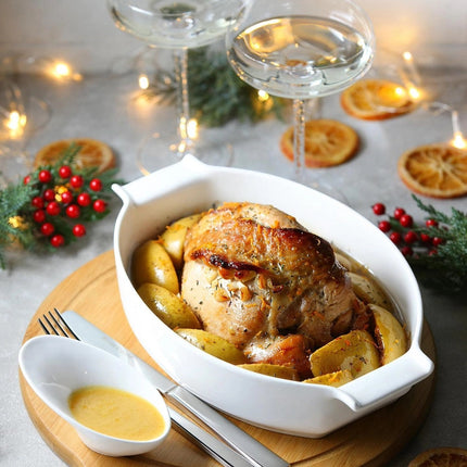 صينية فرن بيضوية 26*17 سم من Wilmax - أبيض