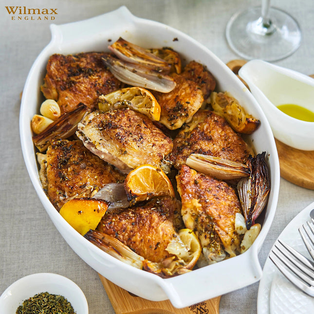 صينية فرن بيضوية 30.5*19.5 سم من Wilmax - أبيض