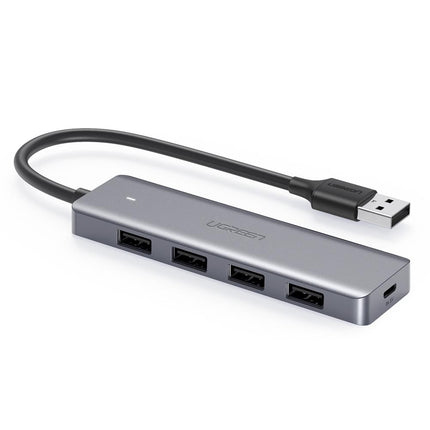 موزع يوجرين USB 3.0، موزع USB 3 نحيف للغاية بأربعة منافذ مع نقل بيانات بسرعة 5 جيجابت في الثانية / 50985
