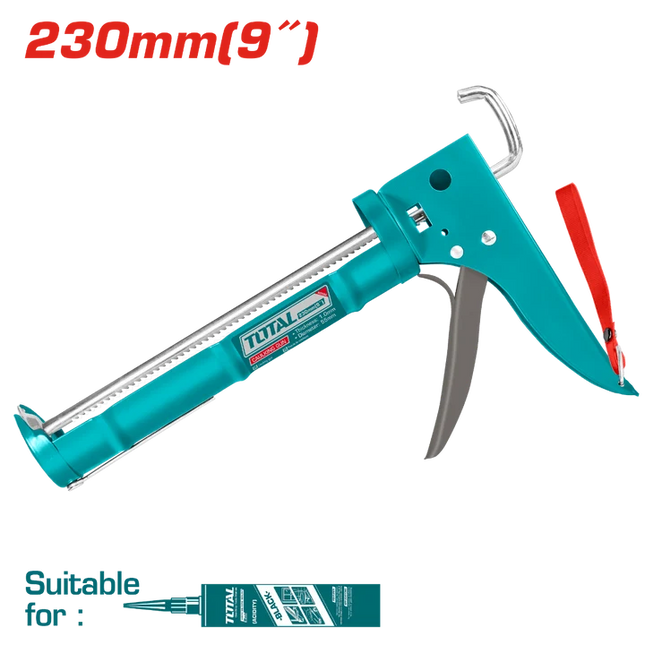 Total THT20409 Heavy Duty Barrel Caulking Gun