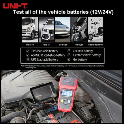 جهاز فحص بطاريات السيارات UNI-T JT11311