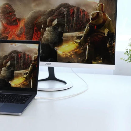 كابل يو إس بي من النوع سي ذكر إلى منفذ ديسبلاي بورت أنثى 4K بطول 1.5 متر من يوجرين /MM139