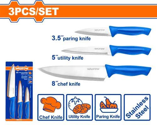 طقم سكاكين منزلي 3 قطع وادفو  WKK1K31  -عمان هاردوير