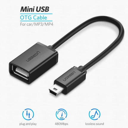 كابل OTG USB صغير من UGREEN ذكر إلى USB أنثى / 10383