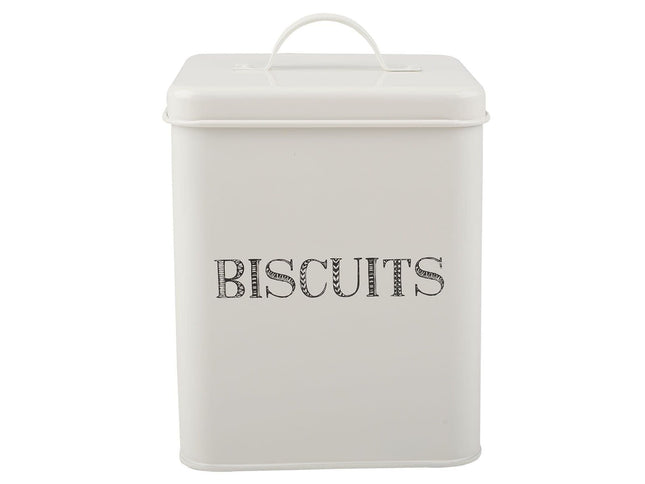 CREATIVE TOPS STIR IT UP BISCUITS STORAGE TIN WHITE