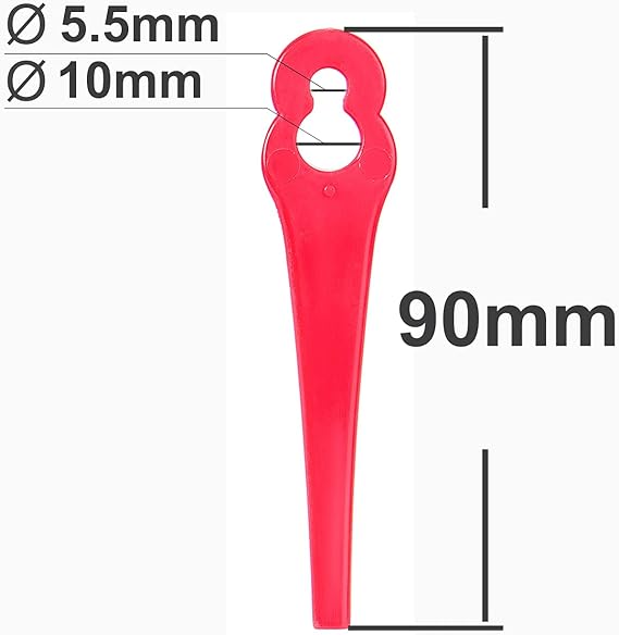 طقم شفرات بلاستيكية لتشذيب العشب ووركرافت 20 قطعة