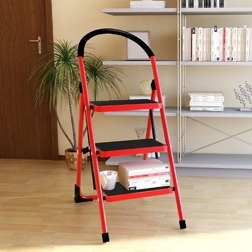 سلم 3 درجات قابل للطي متعدد الإستخدامات