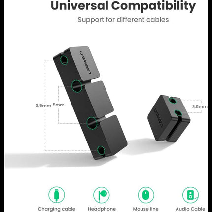 UGREEN Cable organizer 6 slot（6 Cables）/ 70585